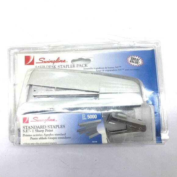 Swingline 545 Desk Stapler Pack With Standard Staples & Staple Remover Metal - Picture 1 of 5